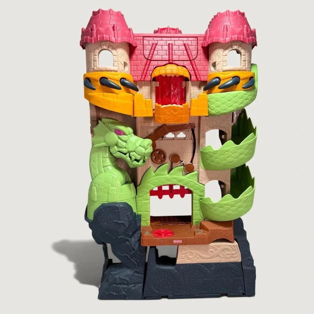 Fisher-Price Imaginext Dragon World Fortress P3787 Discontinued 2009 Works
